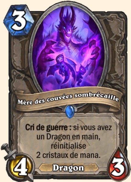 Mere des couvees sombrecaille carte Hearhstone