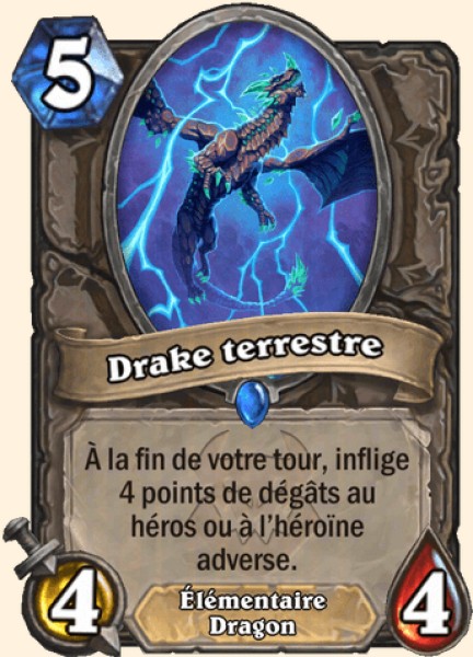 Drake terrestre carte Hearhstone