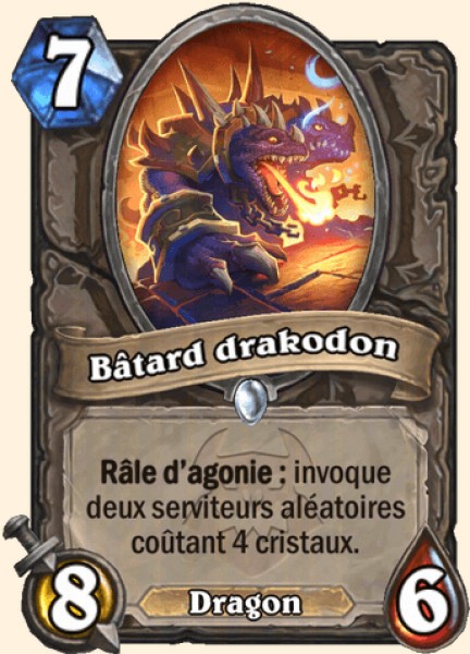 Batard drakodon carte Hearhstone