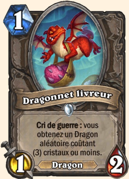 Dragonnet livreur carte Hearhstone