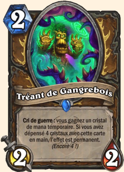Treant de Gangrebois carte Hearhstone