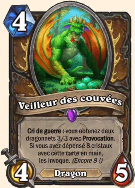 Veilleur des couvees carte Hearhstone