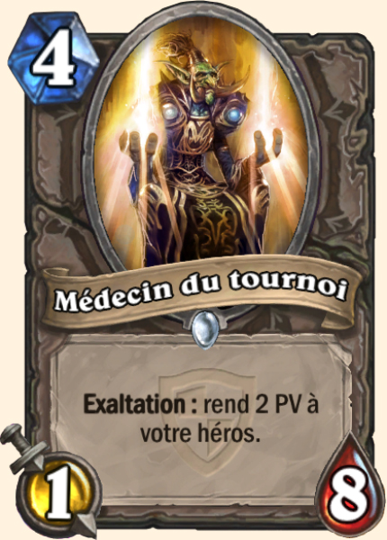Tournament Medic carte Hearhstone