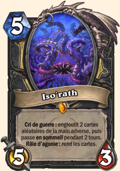 Iso'rath carte Hearhstone