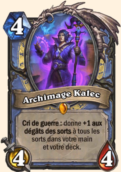 Archimage Kalec carte Hearhstone