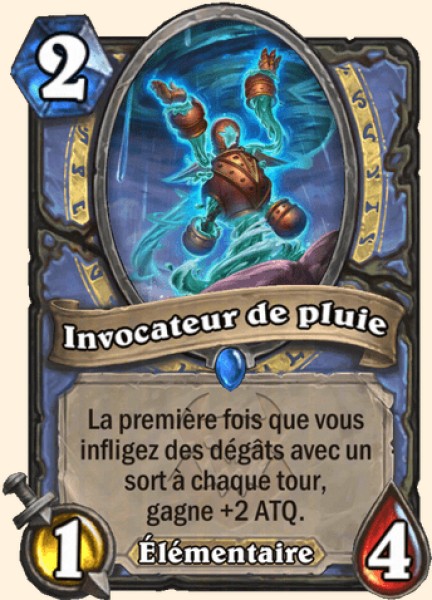 Invocateur de pluie carte Hearhstone