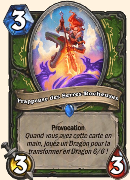 Frappeuse des Serres-Rocheuses carte Hearhstone