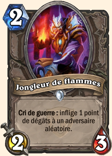 Flame Juggler carte Hearhstone