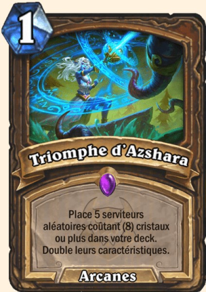 Triomphe d'Azshara carte Hearhstone