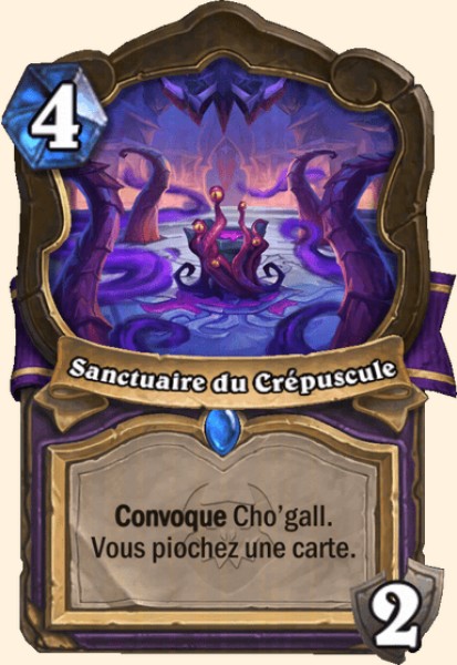 Sanctuaire du Crépuscule carte Hearthstone