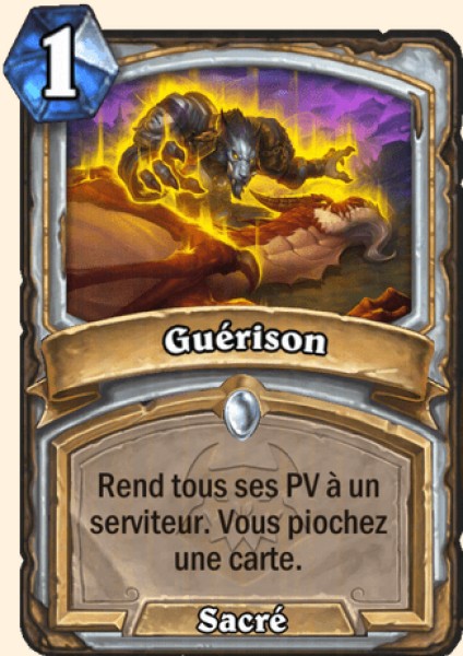 Guérison carte Hearthstone