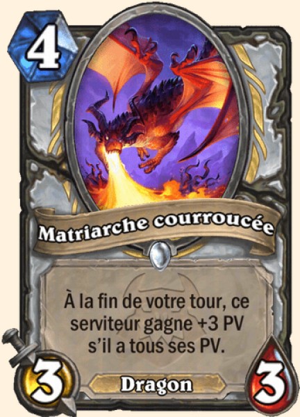 Matriarche courroucee carte Hearhstone
