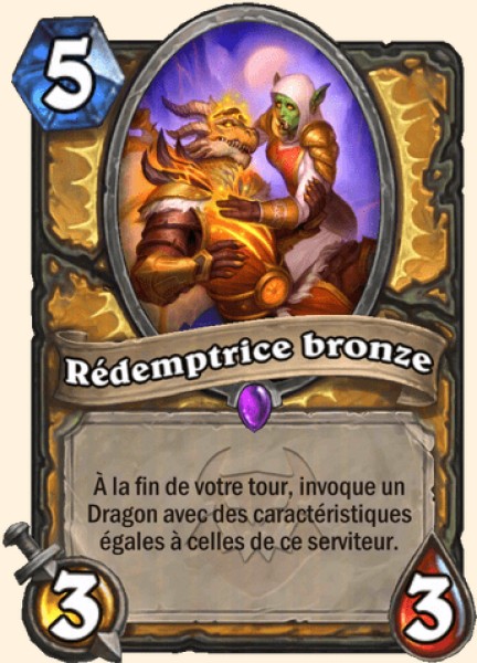 Rédemptrice bronze carte Hearthstone