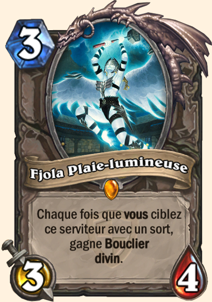 Fjola Plaie-Lumineuse carte Hearhstone