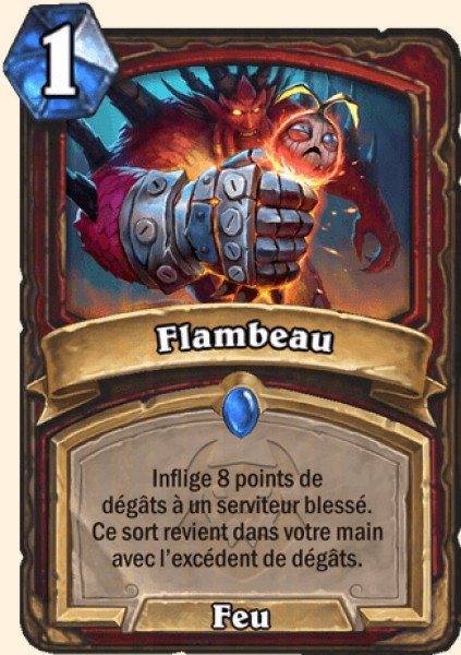 Flambeau carte Hearthstone