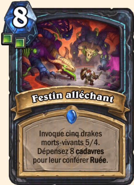 Festin allechant carte Hearhstone