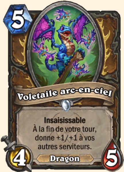 Voletaile arc-en-ciel carte Hearthstone