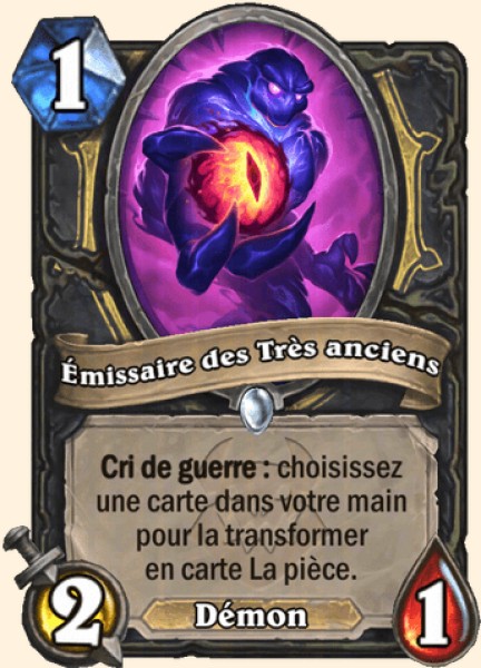 Emissaire des Tres anciens carte Hearhstone