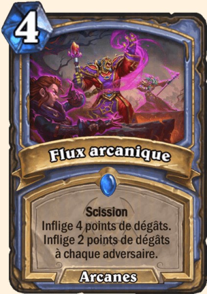 Flux arcanique carte Hearthstone