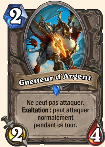 Guetteur d'argent carte Hearhstone