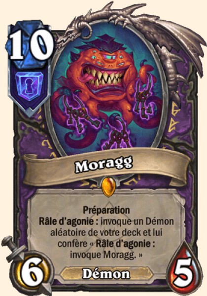 Moragg carte Hearthstone