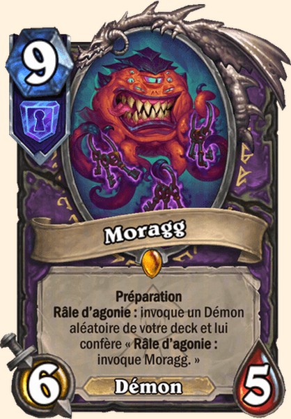 Moragg carte Hearhstone