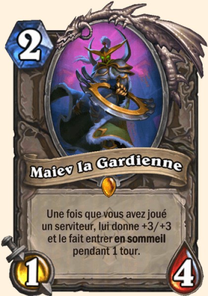 Maiev la Gardienne carte Hearthstone