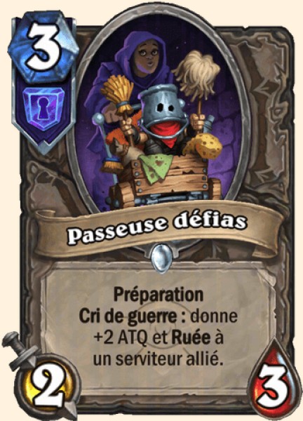 Passeuse defias carte Hearhstone