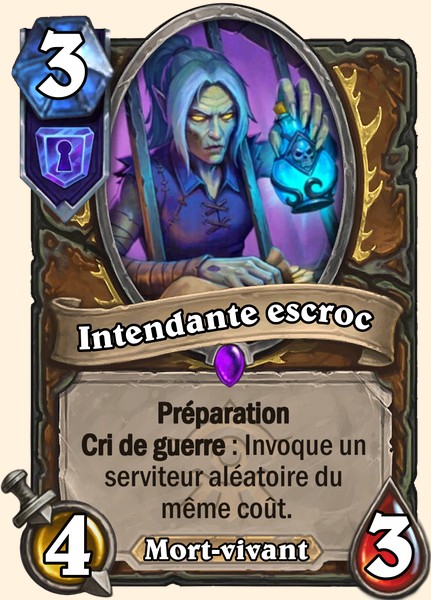 Intendante escroc carte Hearhstone