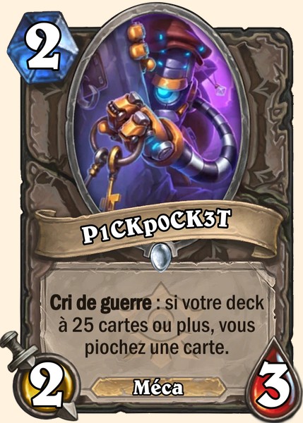 P1CKp0CK3T carte Hearhstone
