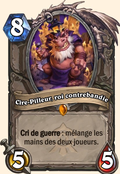 Cire-Pilleur, roi contrebandier carte Hearhstone