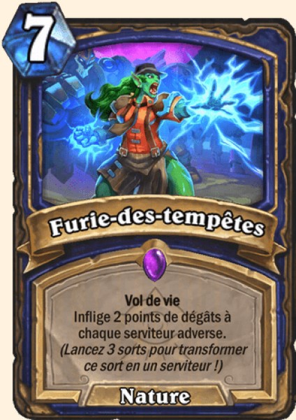Furie-des-tempetes carte Hearhstone