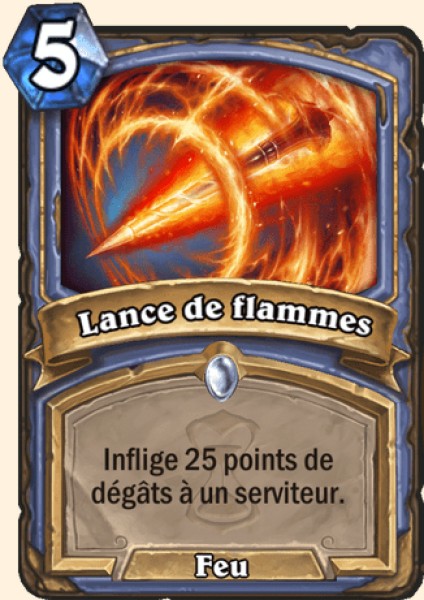 Flame Lance carte Hearhstone