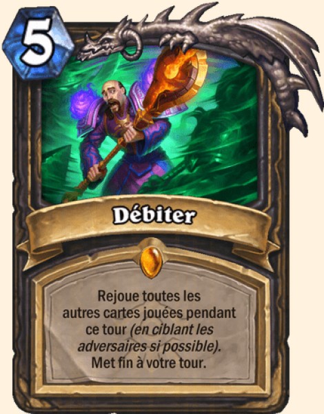 Debiter carte Hearhstone