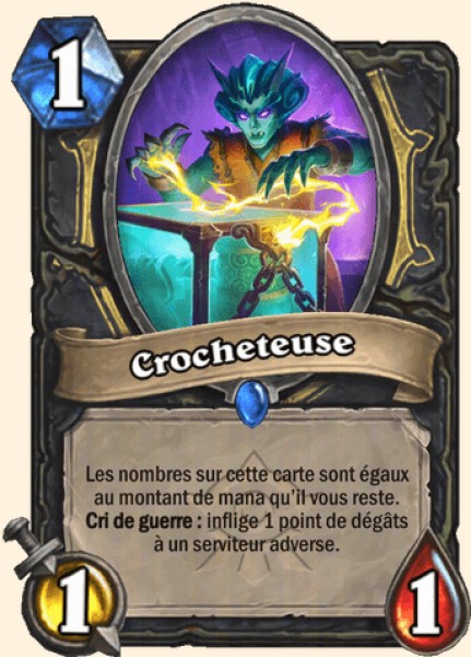 Crocheteuse carte Hearthstone