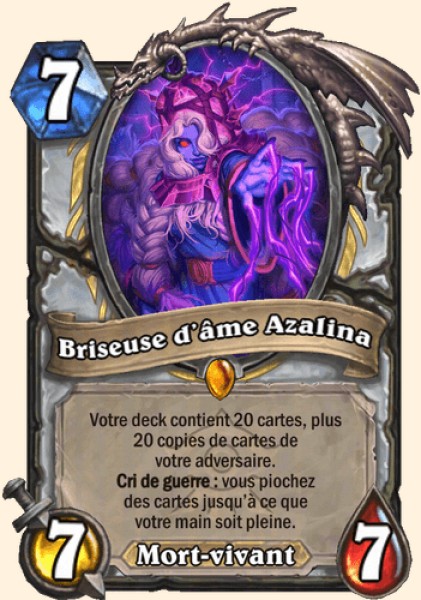 Briseuse d'ame Azalina carte Hearhstone
