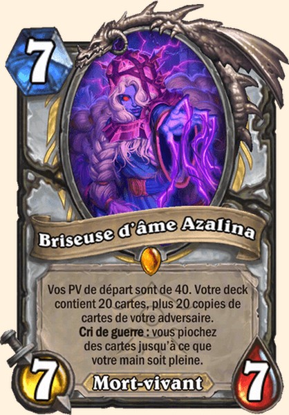 Briseuse d'ame Azalina carte Hearhstone