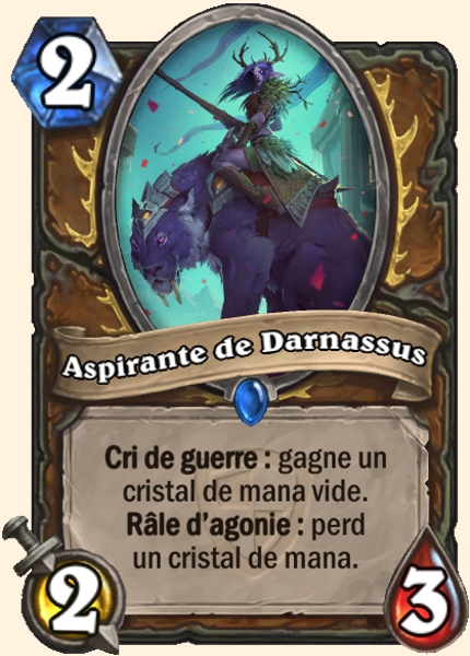 Aspirante de Darnassus carte Hearthstone