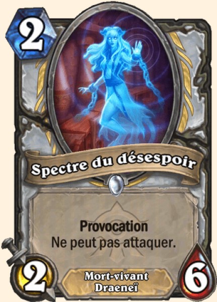 Spectre du desespoir carte Hearhstone