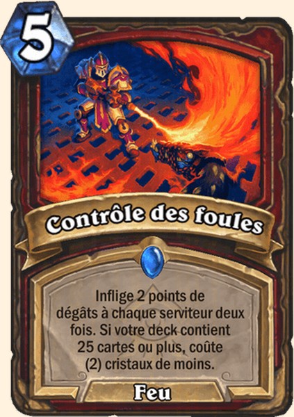 Controle des foules carte Hearhstone