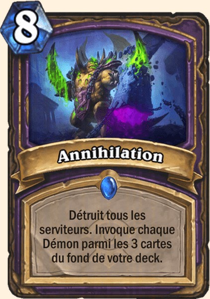 Annihilation carte Hearhstone