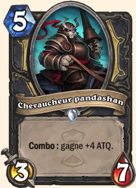 Chevaucheur Pandashan carte Hearthstone