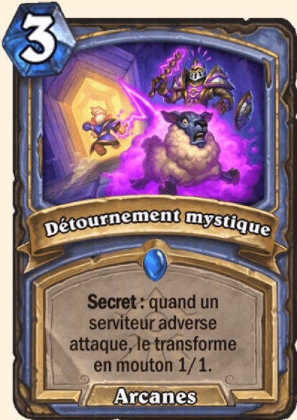 Détournement mystique carte Hearthstone