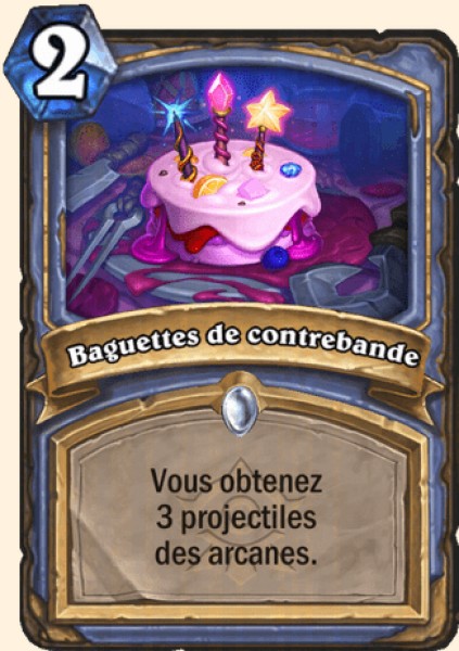 Baguettes de contrebande carte Hearhstone