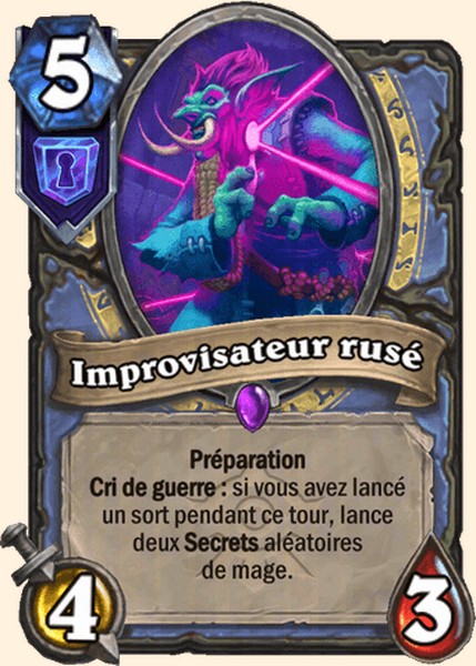 Improvisateur ruse carte Hearhstone