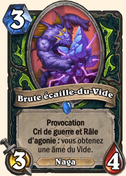 Brute écaille-du-Vide carte Hearhstone