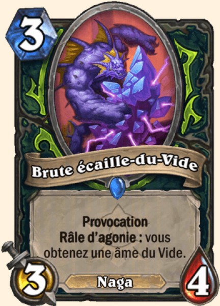 Brute ecaille-du-Vide carte Hearhstone