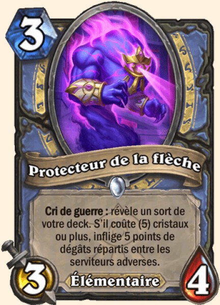 Protecteur de la fleche carte Hearhstone