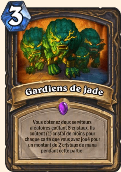 Gardiens de jade carte Hearthstone