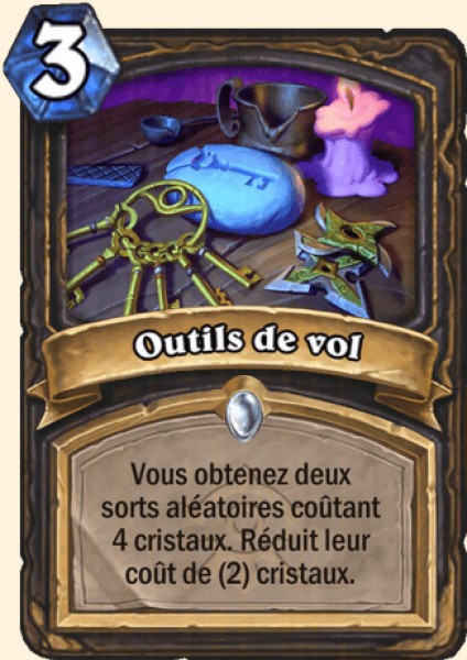 Outils de vol carte Hearthstone